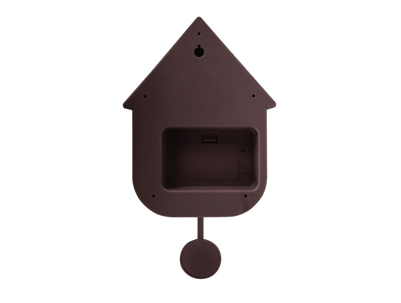 Dark Brown and Metallic Gold, Modern Cuckoo Wall Clock - Oro by Karlsson
