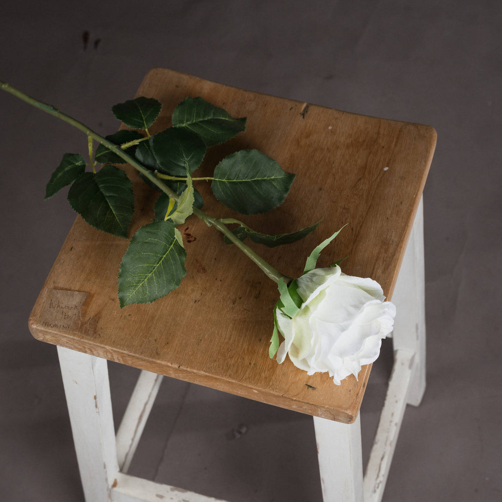 Artificial, Traditional White Rose