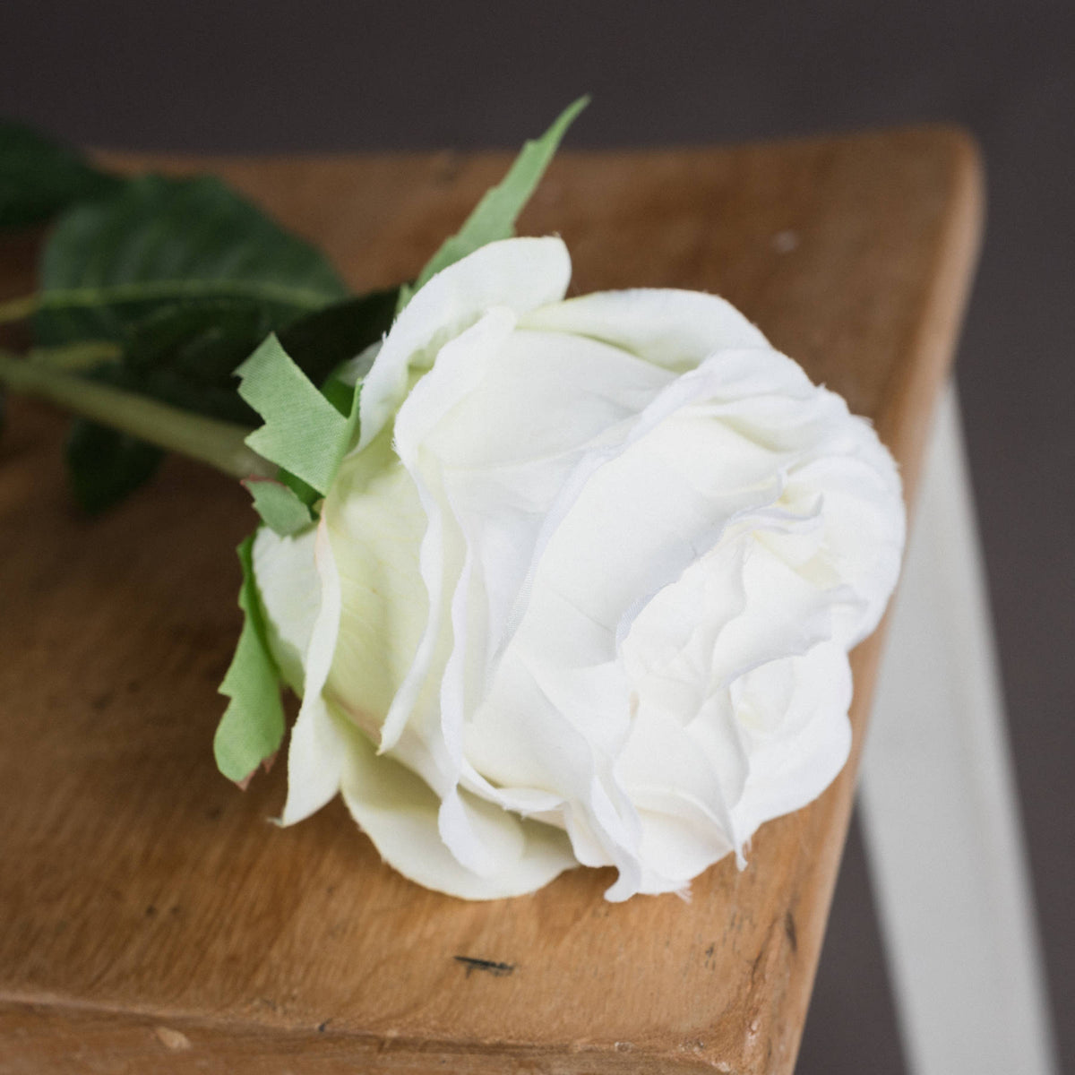 Artificial, Traditional White Rose
