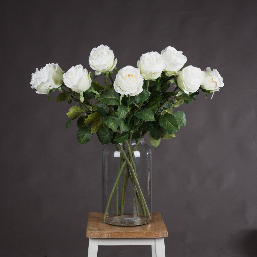 Artificial, Traditional White Rose