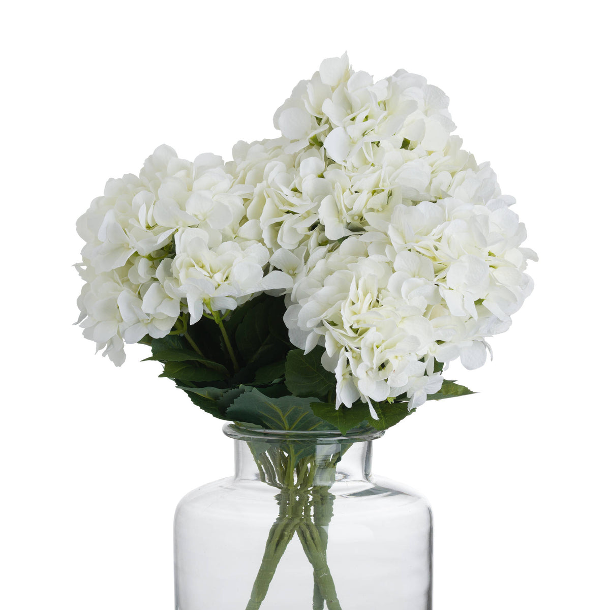 Single Stem, White Hydrangea Bouquet
