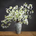 Single Stem, White Cherry Blossom Spray