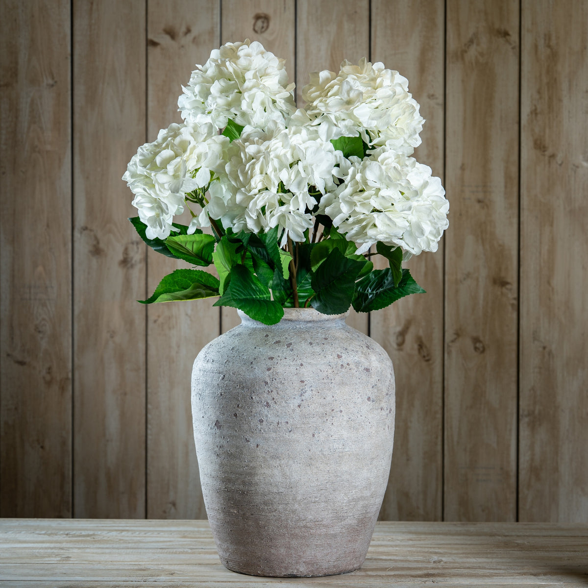 Single Stem, White Hydrangea
