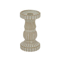 Neutral, Ceramic, Pillar Candle Holder, 16cm