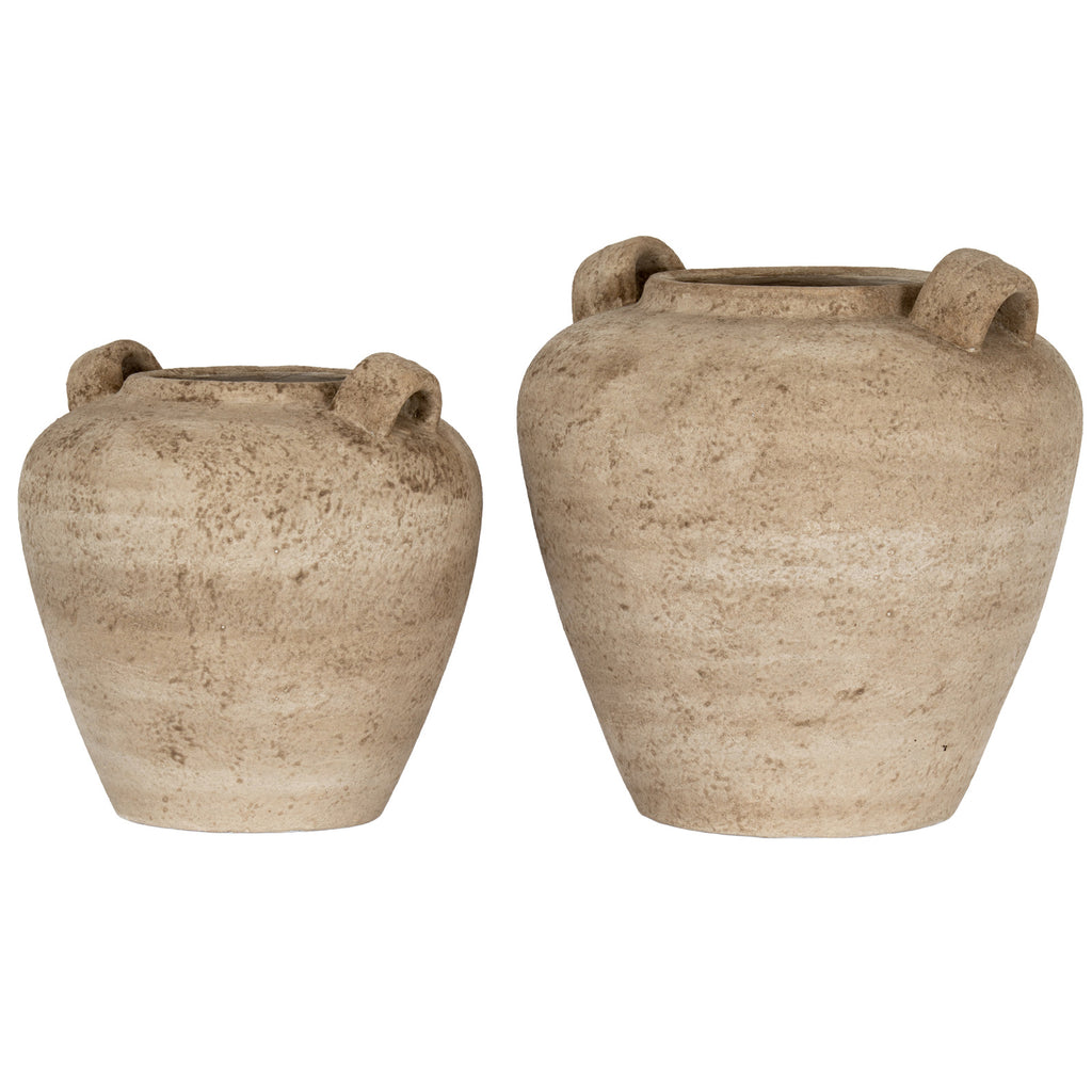 Terra Medium Urn Vase with Handles