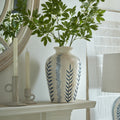 Blue Flora Juniper Ceramic Vase