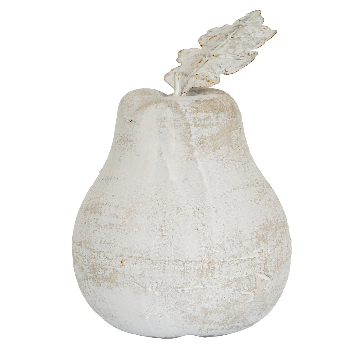 Stone-effect Pear, 16cm