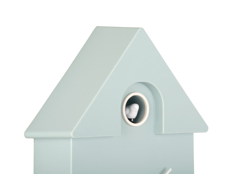 Soft Blue, Modern Cuckoo Wall Clock - by Karlsson