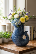 Blue Fish Vase, Large