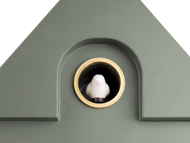 Jungle Green, Modern Cuckoo Wall Clock - by Karlsson