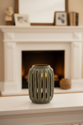 Ceramic Vase on Mantelpiece